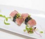 wagyu sushi <img title='Consumption of raw or under cooked' src='/css/raw.png' />